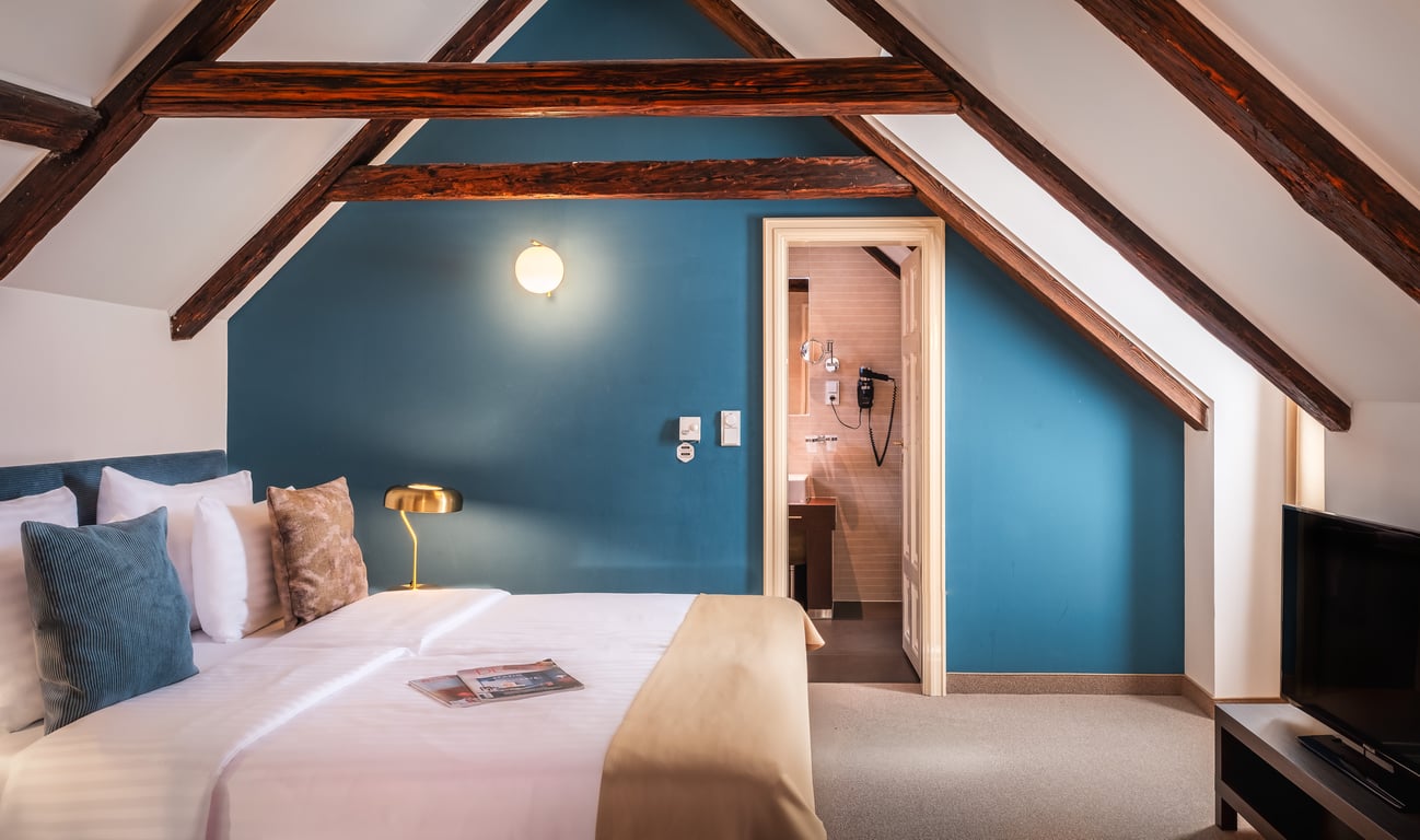 Dachgeschoss-Maisonette-Apartment mit einem Schlafzimmer