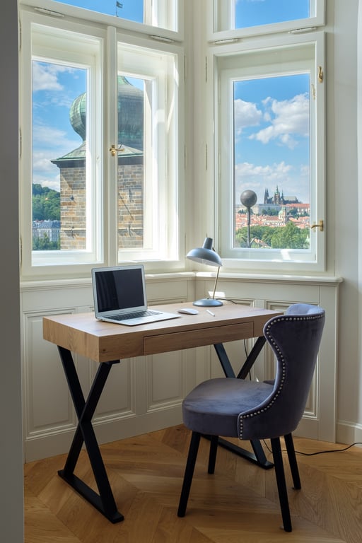 Apartmán se třemi ložnicemi a balkonem