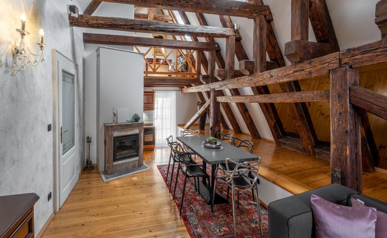 Apartmán se dvěma ložnicemi a terasou