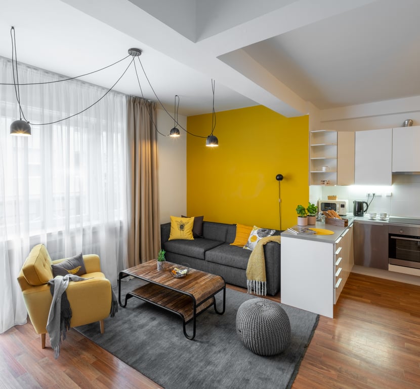 Apartmán s jednou ložnicí a terasou