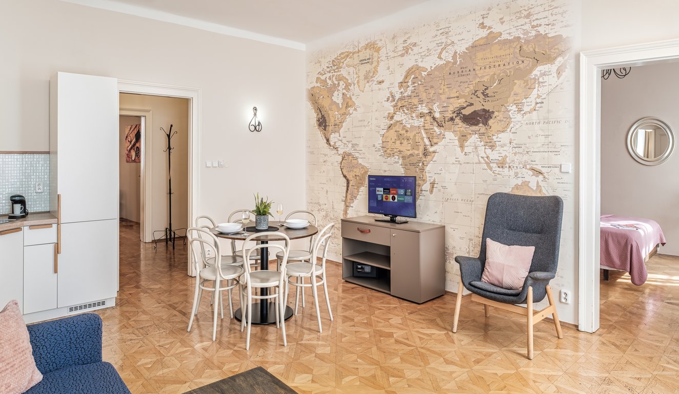 Apartmán Afrika se dvěma ložnicemi