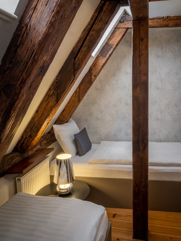 Podkrovní apartmán se dvěma ložnicemi