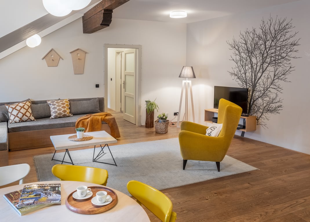 Two Bedroom Apartment Attic Leaf