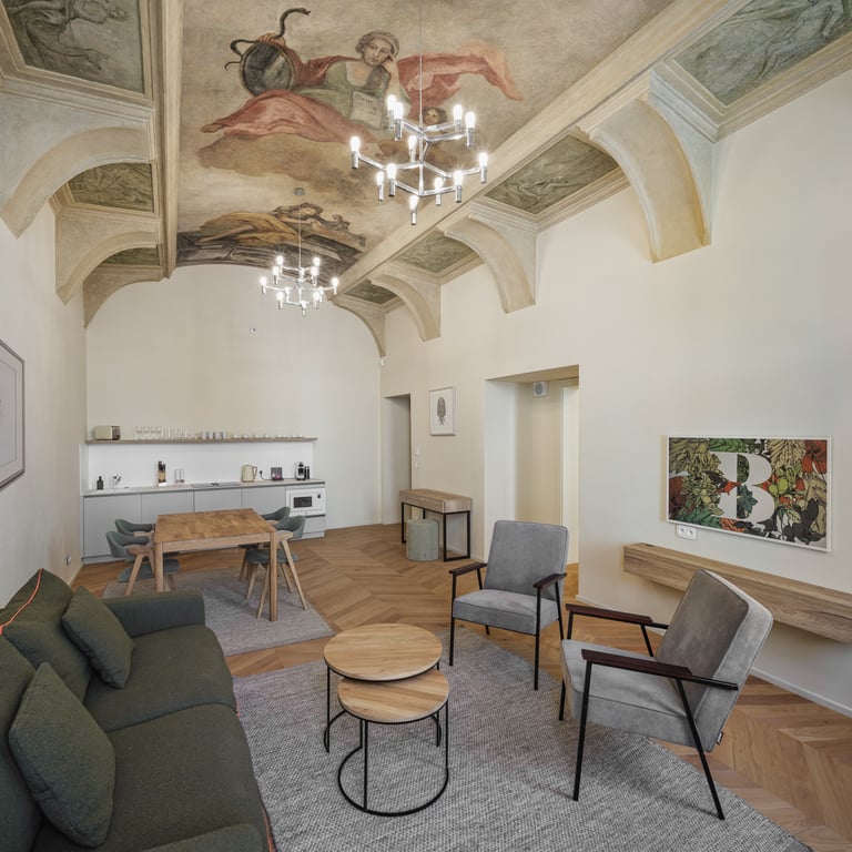 Apartmá s freskou