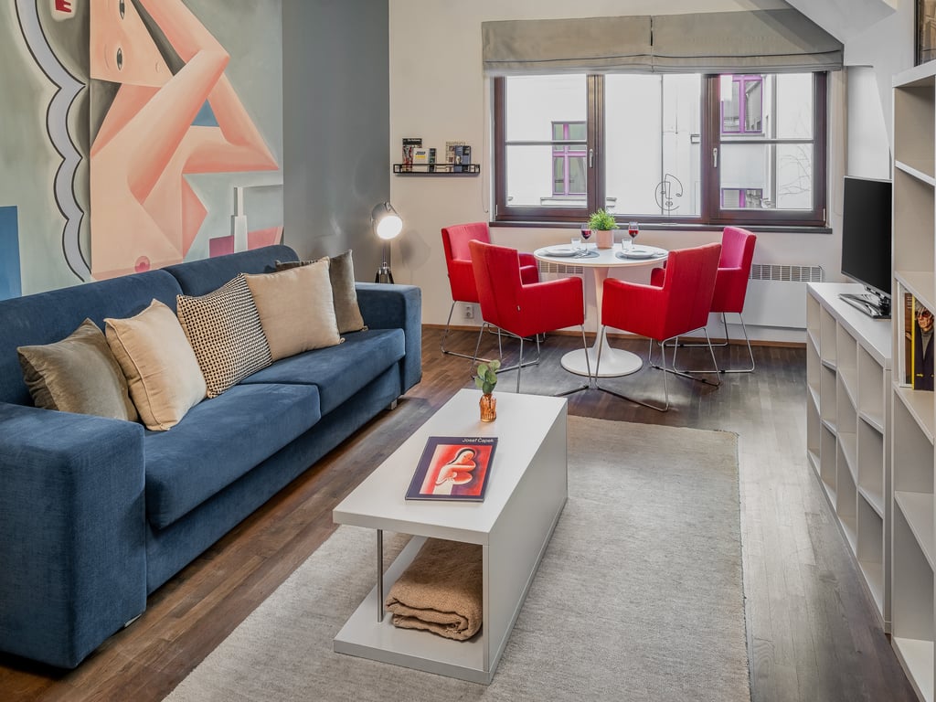 Mezonetový loft J. Čapek s balkonem
