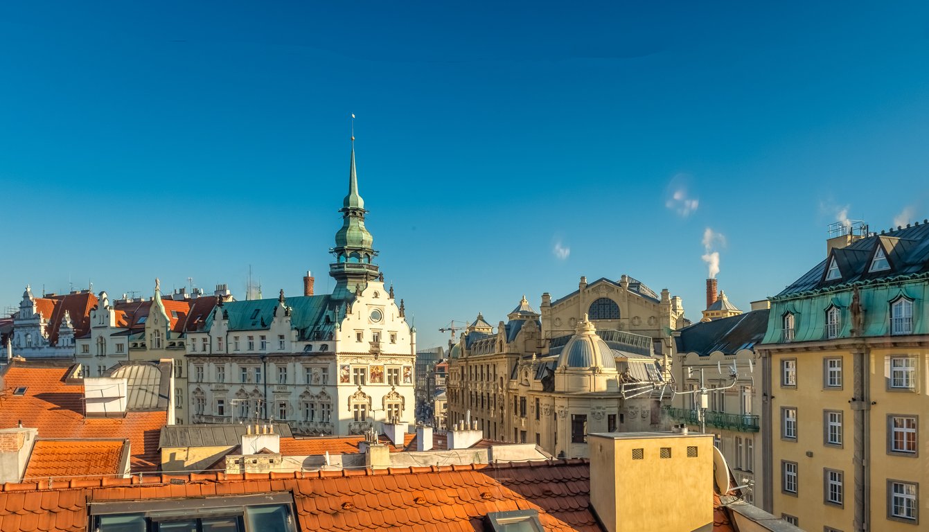 Mezonetový loft K. Čapek se střešní terasou