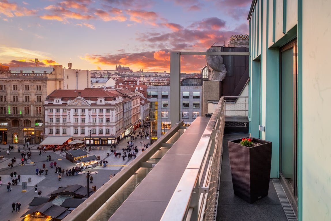 Apartmán s jednou ložnicí a terasou