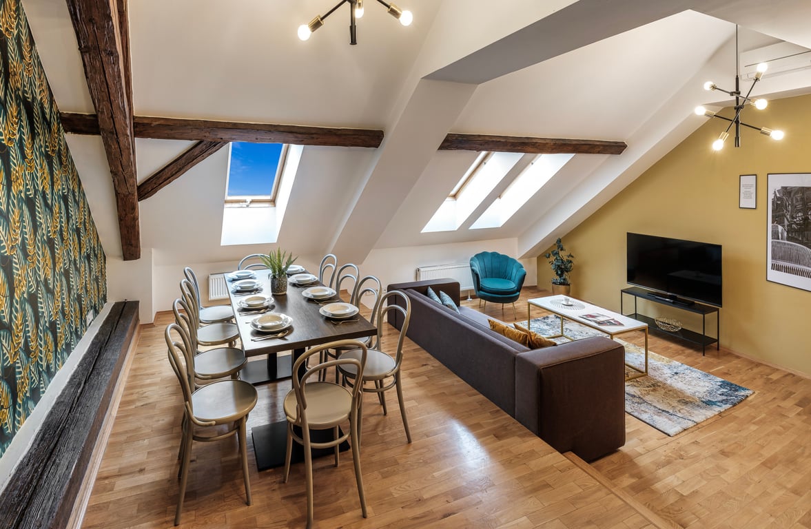 Four-Bedroom Duplex Apartment
