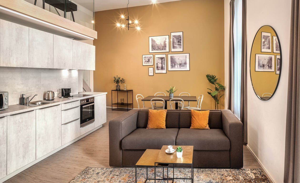 Luxury One Bedroom Apartment with Balcony