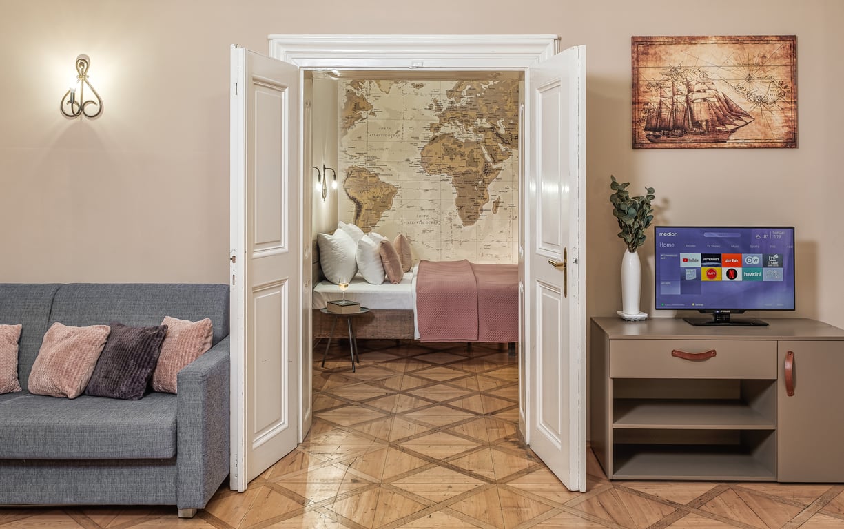 Apartmán Severní Amerika s jednou ložnicí